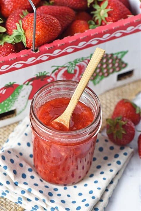 Quick And Easy Strawberry Jam Recipe Adventures Of Mel