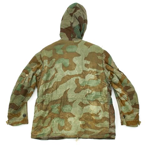 Original German Wwii Splinter Camouflage Pattern Winter Parka