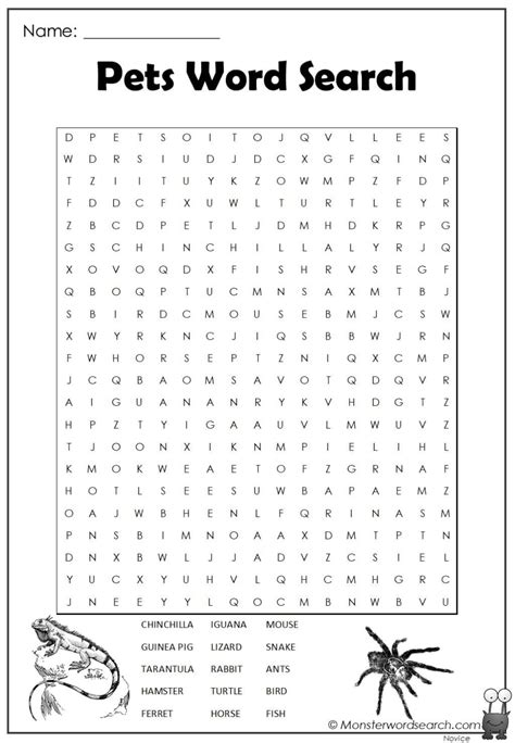 Check Out This Fun Free Pets Word Search Free For Use At Home Or In
