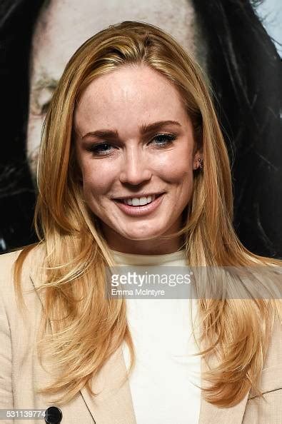 Actress Caity Lotz Arrives At A Screening Of Broad Green Pictures