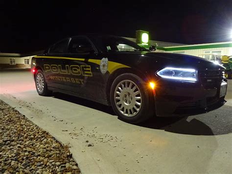 Winterset Police Dodge Charger Night Shot Winterset Ia Caleb O