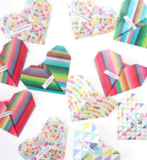 30 Valentines Day Origami Crafts — Gathering Beauty Origami Easy