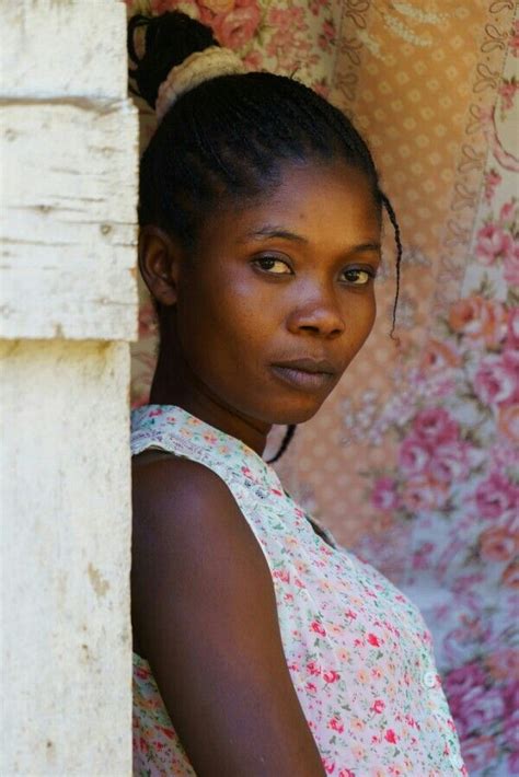 Haiti Woman Portrait Women Beautiful