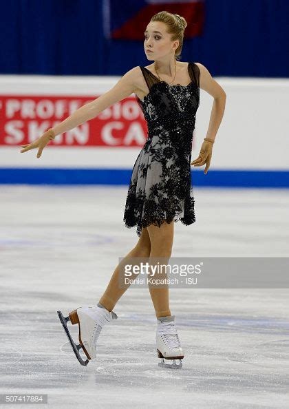 Elena Radionova Of Russia Performs During The Ladies Free Skating