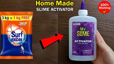How To Make Slime Activator How To Make Slime Activator At Home Easy