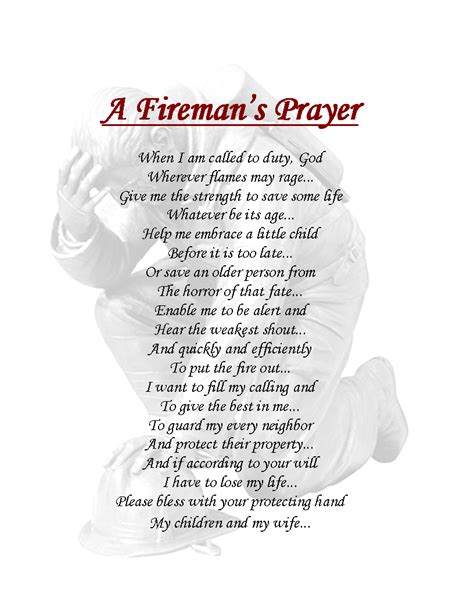 A Firemans Prayer Firemans Prayer Firemen Quotes Fireman