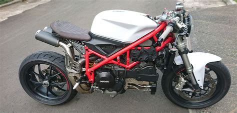 Ducati Custom 848 White Con Imágenes