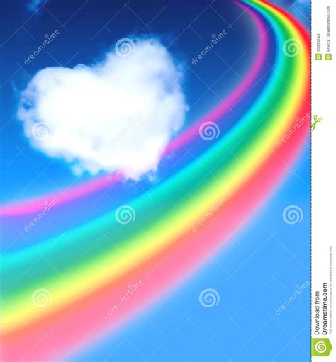 Heart From Clouds Stock Illustration Image Of Nature 30353643