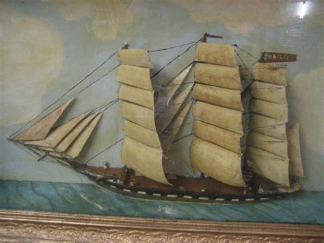 Antiques Atlas 19th Century Diorama Of Three Masted Ship
