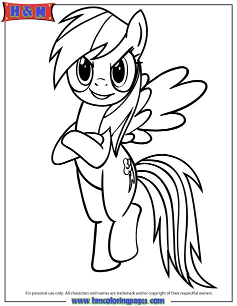 Train motor skills imagination, and patience of children, develop motor skills, train concentration, train children to know the color, train children to choose a color combination and. Rainbow Dash Pony Coloring Page | My little pony coloring ...