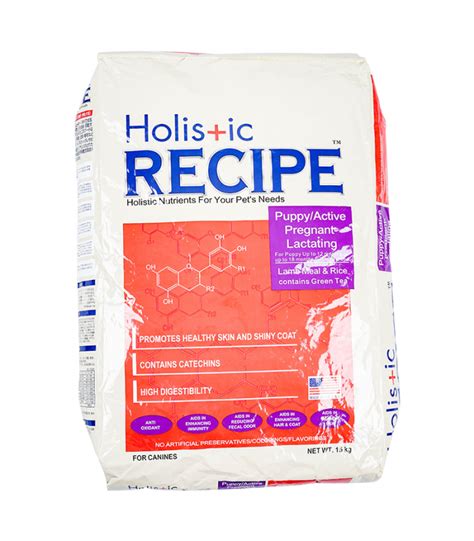Holistic Recipe Lamb & Rice Puppy 15kg Dog Dry Food - Pet Warehouse ...