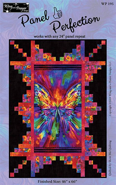 Panel Perfection Wing And A Prayer Design Quilt Pattern Etsy