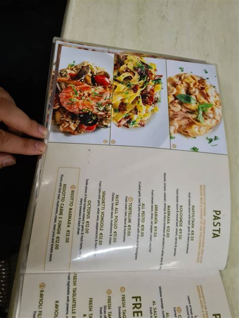 Menu at Eddie's Cafe Regina, Valletta
