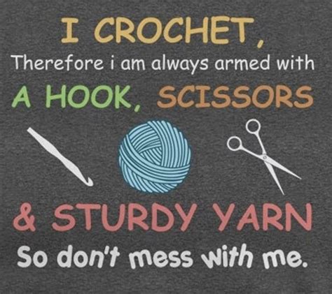 muahaha crochet quote funny crocheting quotes yarn humor