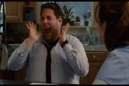 Jonah Hill Is Excitedly Happy GIF Happythursday Lol Discover Share GIFs