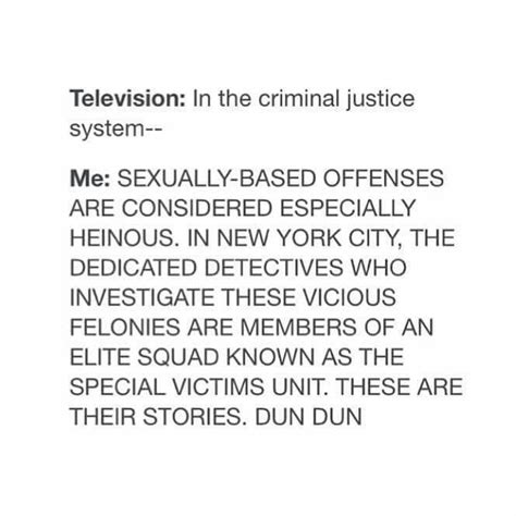 Find law and order svu videos, photos, wallpapers, forums, polls, news and more. Law and Order :SVU Fans will laugh at this. I know I did ...