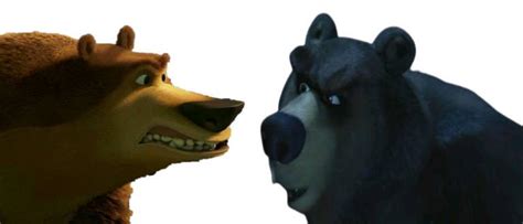 Boog Open Season Vs Vincent Over The Hedge By Bayleigh06 On Deviantart