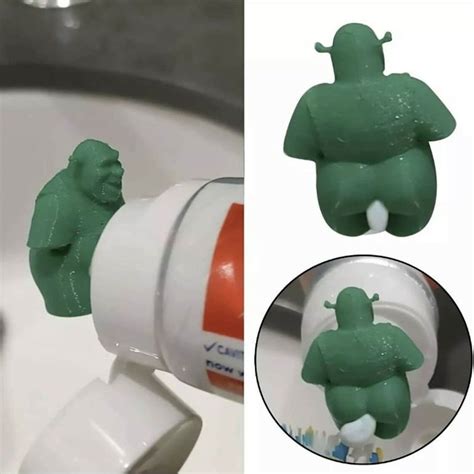 Shrek Pooping Toothpaste Topper D Printed Universal Fit Etsy
