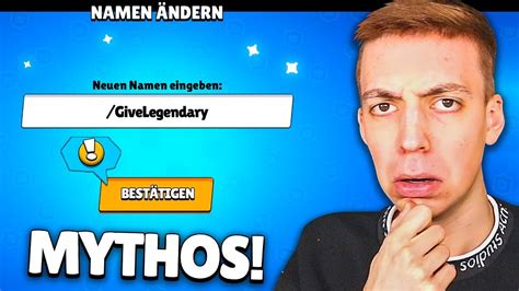 The brawl stars hack & cheats will give you unlimited gems & coins to make your game incredibly good 100% satisfaction guaranteed! Mythos: NAMEN zu /GiveLegendary ändern = ____ ? 🤔😨 #11 ...
