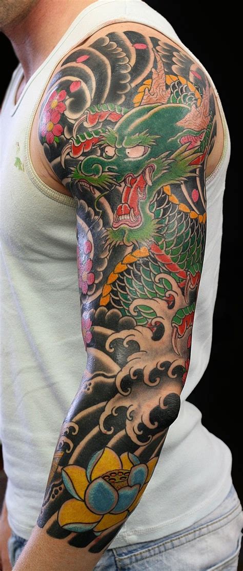 Beautiful black & white half sleeve warrior tattoo. 47+ Sleeve Tattoos for Men - Design Ideas for Guys