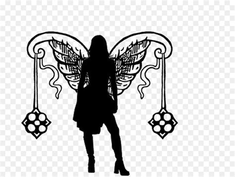 Silhouette Female Angel Clip Art Angel Silhouette Images Png Download