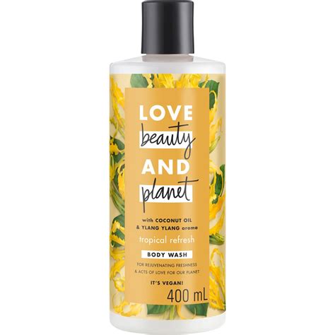 Love Beauty And Planet Body Wash Coconut Oil And Ylang Ylang 400ml Woolworths