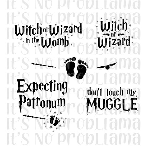 Witch Or Wizard Expecting Patronum Don T Touch My Muggle Digital File
