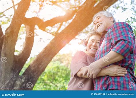 Portrait Happiness Older Couple. Charming Grandfather and Grandmother
