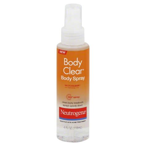 Neutrogena Body Clear Body Spray Oz Walmart Com