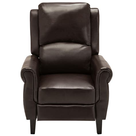 5% coupon applied at checkout save 5% with coupon. Brown Leather Recliner Armchair Accent Chair W/Leg Rest ...