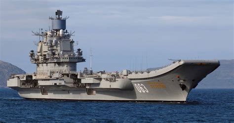Russian Admiral Kuznetsov Aircraft Carrier Todays Military