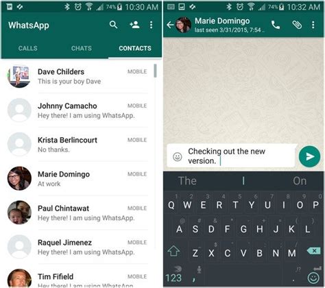 Whatsapp For Android Gets Material Design Overhaul In Newest Update