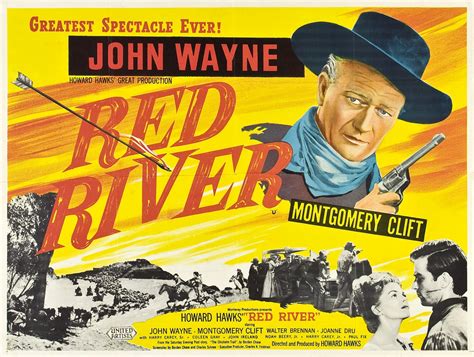 Red River 1948 John Wayne Montgomery Clift Joanne Dru Walter