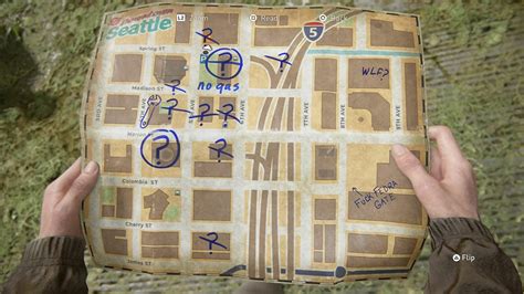 The Last Of Us Seattle Map Art Kk