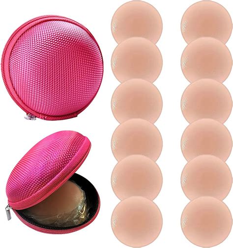 Deal Nipple Covers For Women Rifny Silicone Nipple Covers Reusable Adhesive Invisible 6 Pairs
