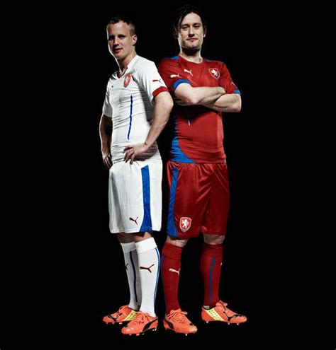 Uefa works to promote, protect and develop european football across its 55 member associations and organises some of the world's most famous football competitions, including the uefa champions league, uefa women's champions league, the uefa czech republic. Czech Republic 2014 Home and Away Kits Released - Footy ...