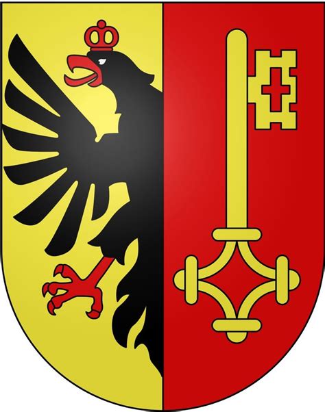 Ginebra 🇨🇭 Ginebra Escudo Banderas