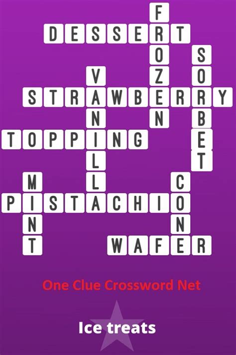 Ice Treats Bonus Puzzle Get Answers For One Clue Crossword Now