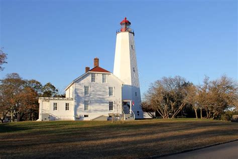 Sandy Hook Lighthouse The Oldest Working Lighthouse In The United States Built In 1764 Stock