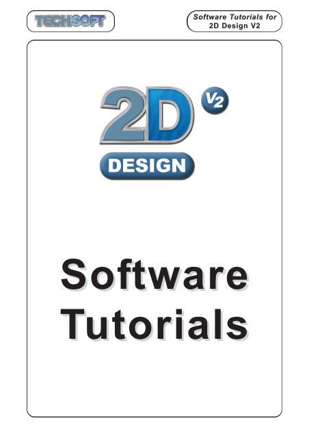 Software Tutorials For 2d Design V2 Msc Ks4technology