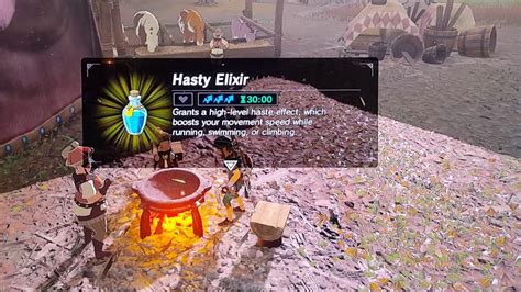 How to create fireproof elixir with fireproof effect in breath of the wild. Zelda:Breath of the Wild speedy Elixir High level 30 minutes recipe - YouTube