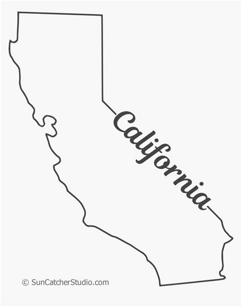 California Outline Png California State Outline Transparent Png