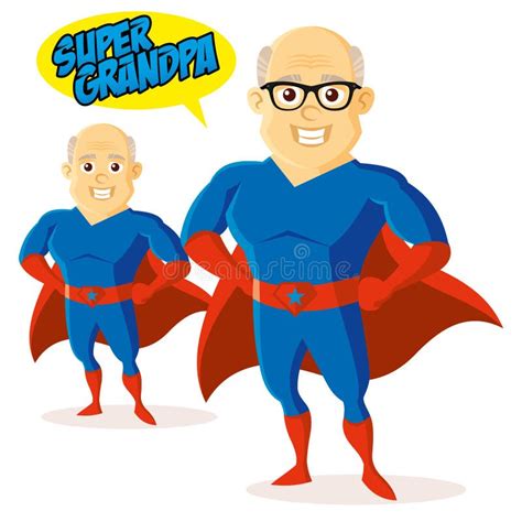 Cartoon Superhero Grandpa Stock Illustrations 159 Cartoon Superhero