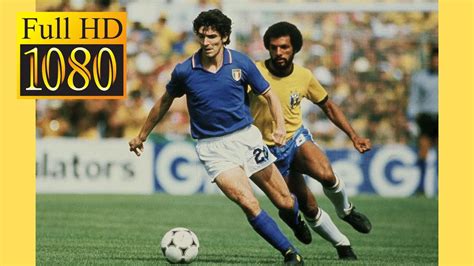 Brazil Italy World Cup 1982 Highlights Hd 1080p 50 Fps Youtube