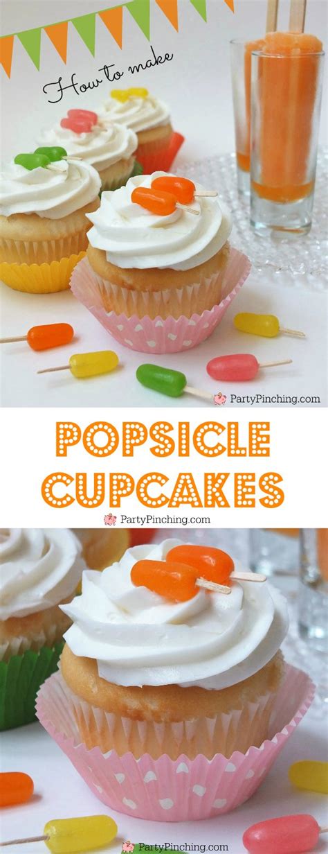 Popsicle Cupcake Toppers Candy Popsicle Cupcakes Best Summer Recipes