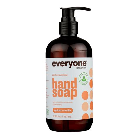 Everyone Apricot Vanilla Hand Soap 1275 Fl Oz California Herban Life