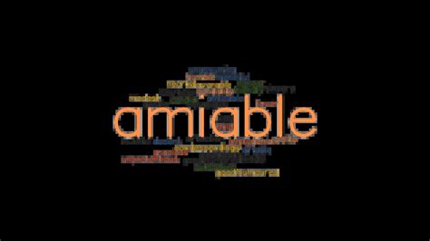 Amiable Synonyms And Related Words What Is Another Word For Amiable