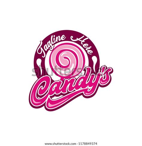 Candy Vector Logo Template Candy Shop Stock Vector Royalty Free