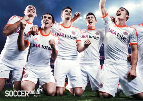 All information about fc bayern (bundesliga) current squad with market values transfers rumours player stats fixtures news. Bayern Munich Away Kit 2012-2013 - adidas Football Shirt ...