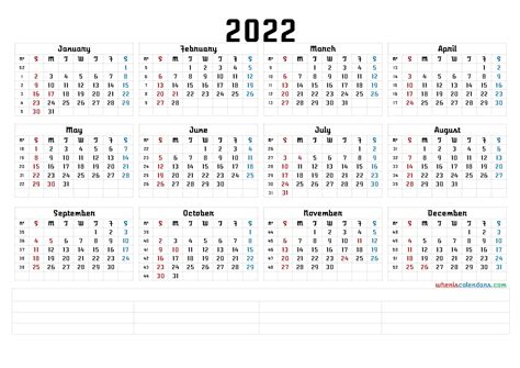 Create Your 2022 Calendar Template Uk Get Your Calendar Printable